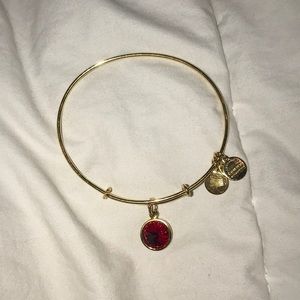 Gold alex and ani gold bracelet